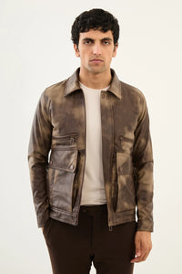 Bojoni Capena Taba Leather Jacket