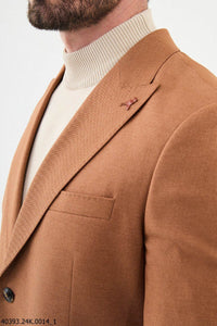 Belmonte Slim Fit Camel  Blazer