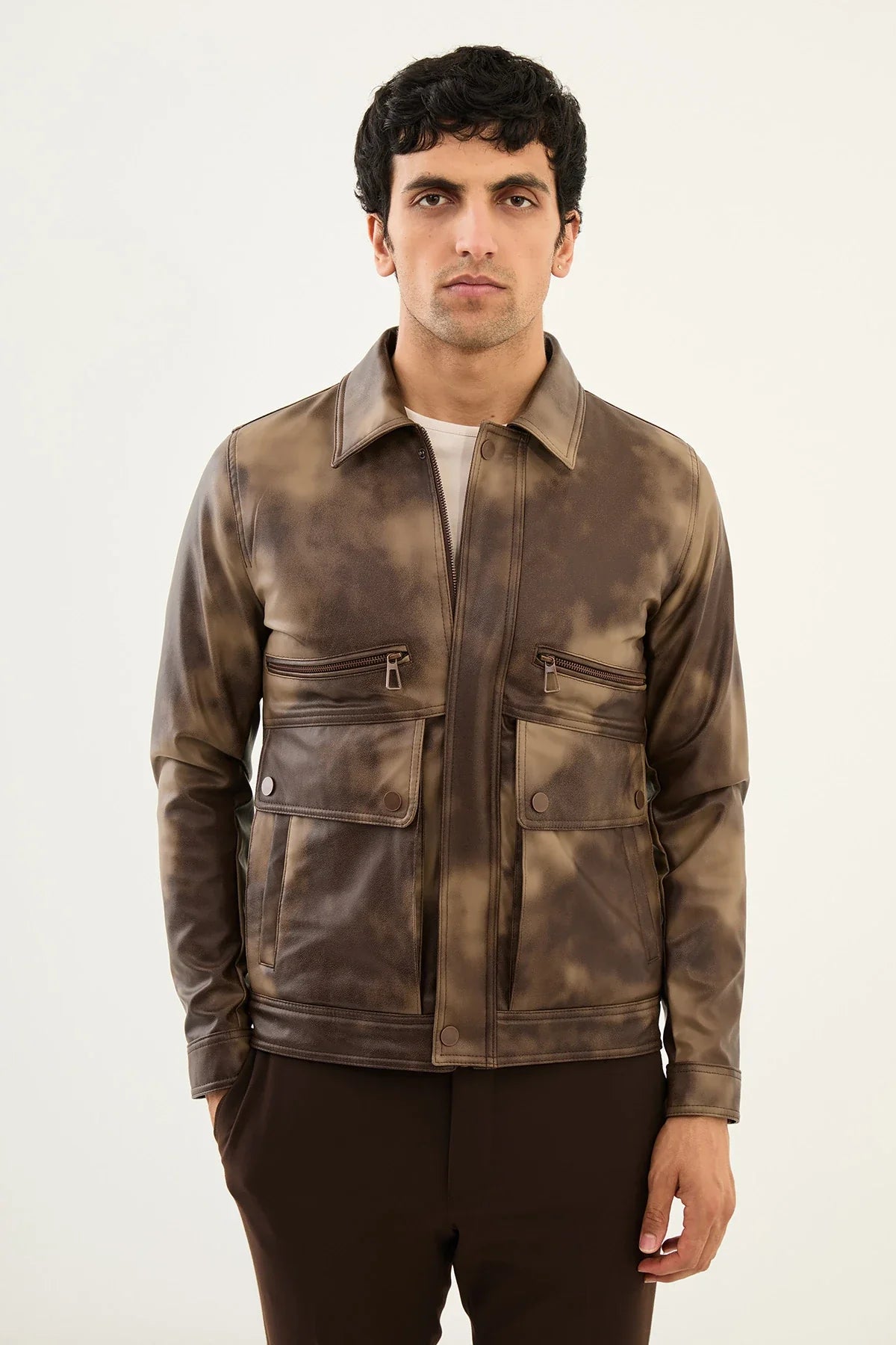 Bojoni Capena Taba Leather Jacket