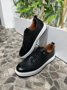 Bojoni Belmonte Leather Black Shoes