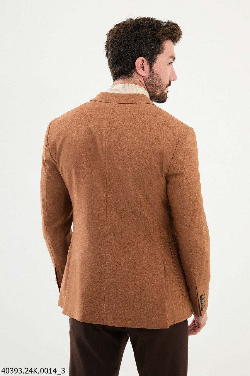 Belmonte Slim Fit Camel  Blazer