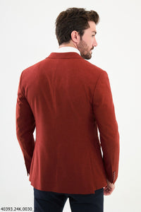 Belmonte Slim Fit Burgundy  Blazer