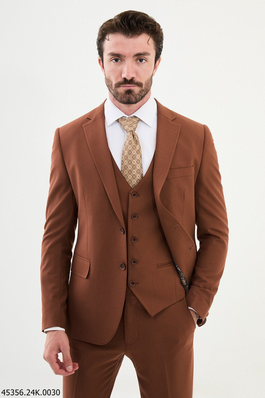 Belmonte Tile Slim Fit Suit