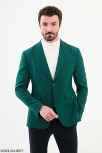 Belmonte Slim Fit Mint Green  Blazer