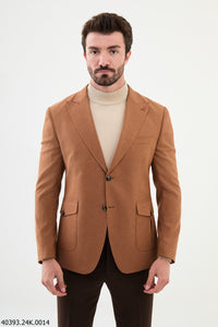 Belmonte Slim Fit Camel  Blazer