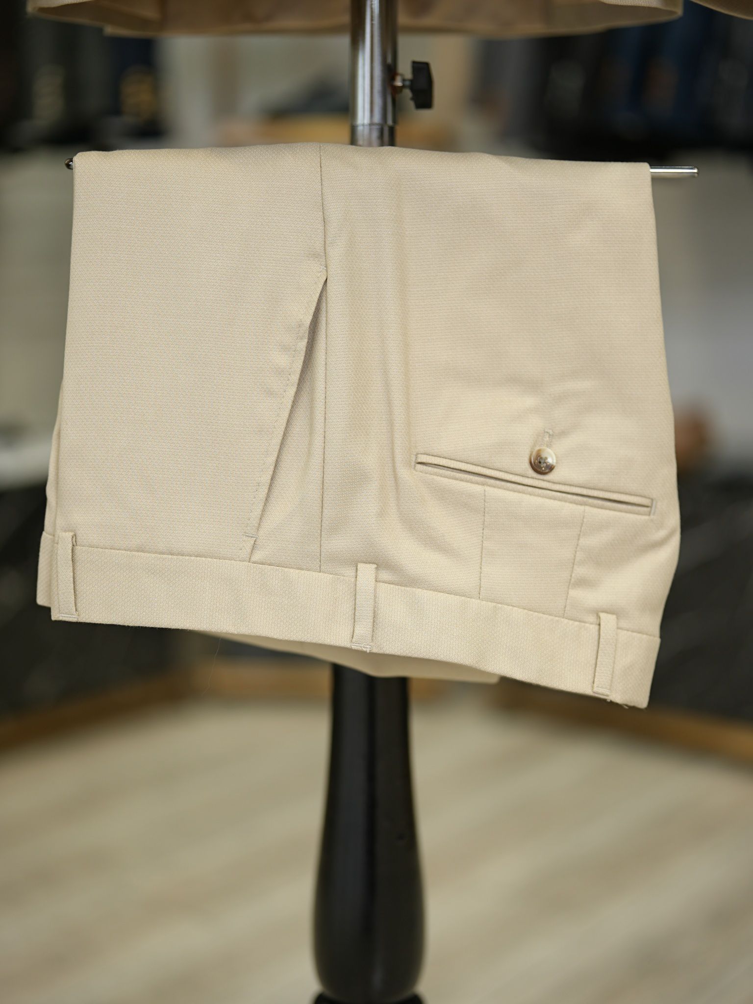 Bojoni Maison Beige Slim Fit Suit