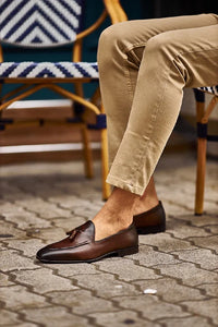 Bojoni Bravo Brown Tassel Loafers