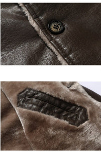 WINTER LEATHER COAT (2 COLORS)