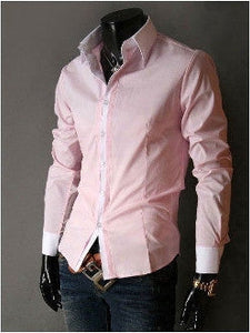 Mens Casual Button Front Shirt