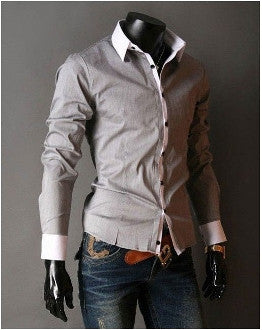 Mens Casual Button Front Shirt