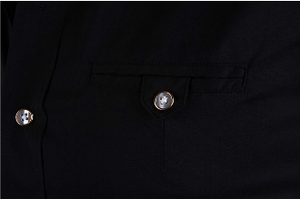 Mens Short Sleeve Button Shirt with Vertical Strip