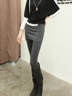 Womens Legging with Attached Skirt