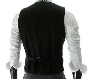 Mens Layered Vest with Shoulder Details