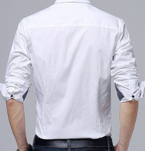 Mens Button Down Shirt with Flip Pocket