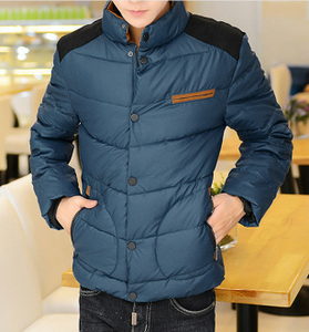 Mens Puffer Jacket with Front Pocket