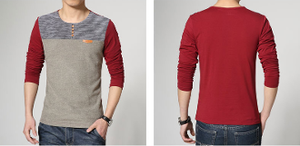 Mens Round Neck Casual Top