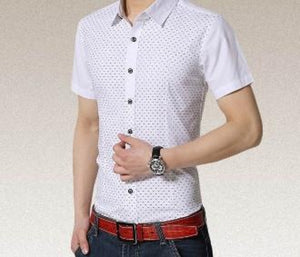 Men's Short Sleeve Pattern Shirt