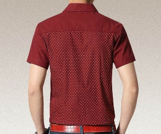Men's Short Sleeve Pattern Shirt