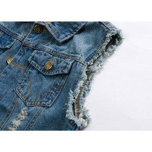 Mens Denim Jean Vest