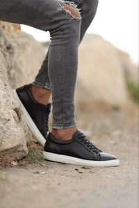 Ace Eva Sole Black Detailed Sneakers