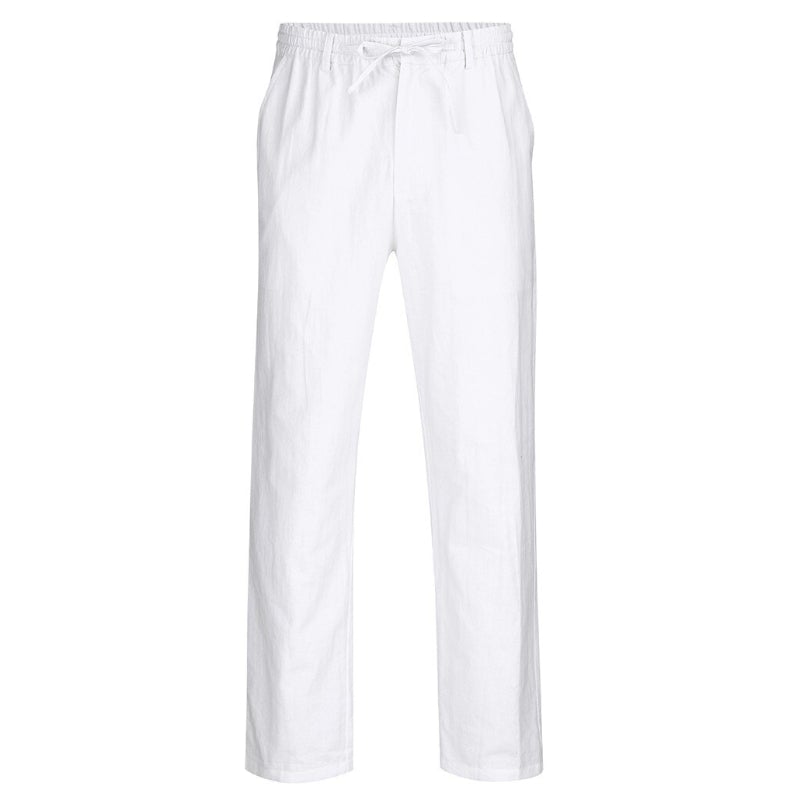 Elastic Straight Pants