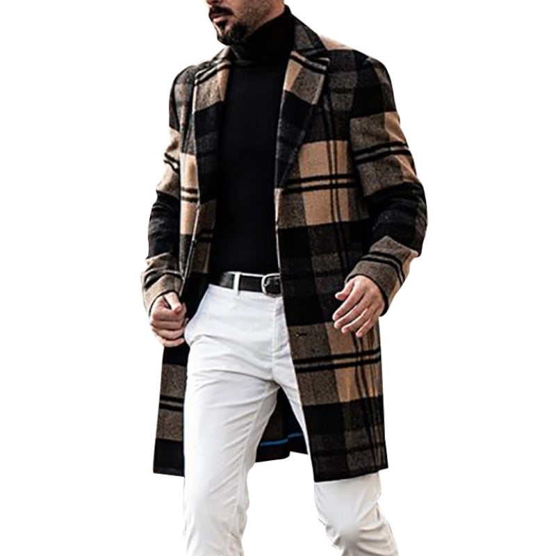 Elegant Mid-Length Wool Coat
