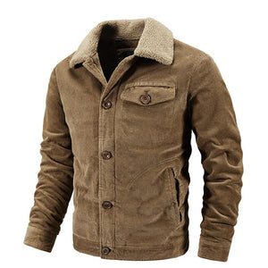 Warm Corduroy Collar Jacket