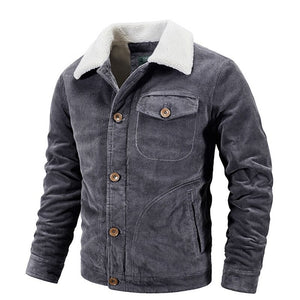 Warm Corduroy Collar Jacket