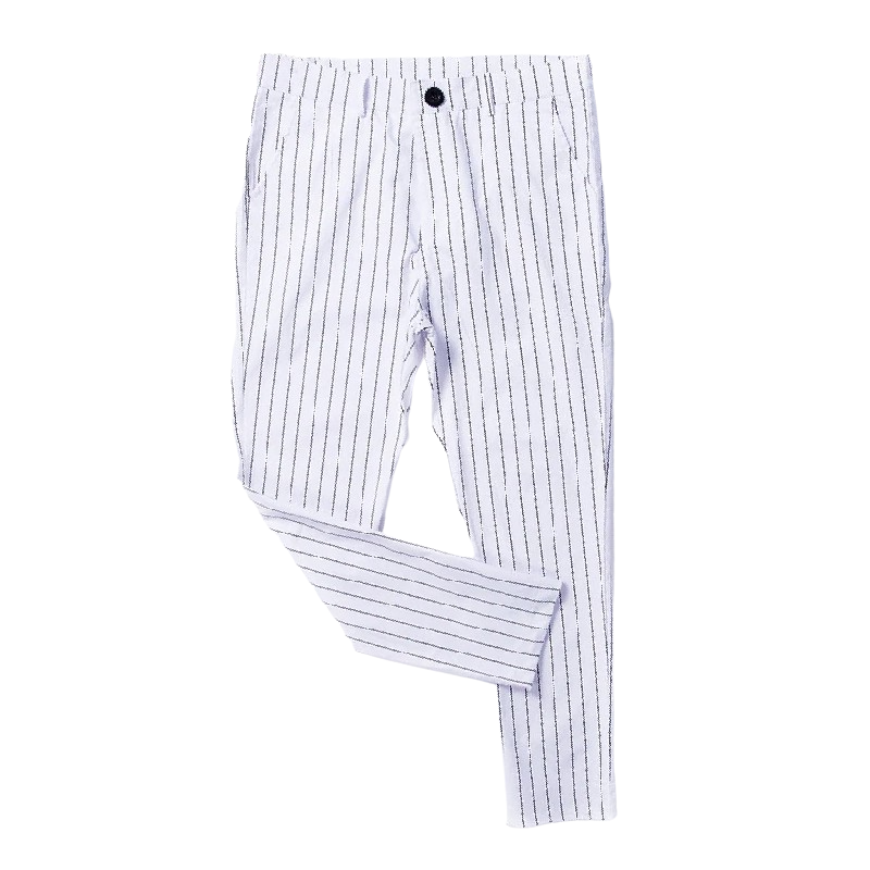 Skinny Striped Formal Pants