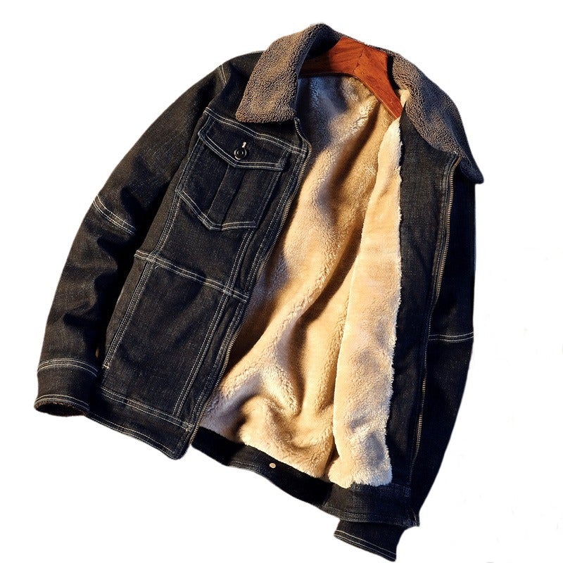 Fur Collar Denim Jacket