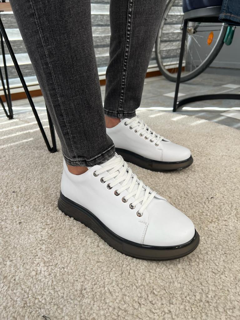 Bojoni Dover White High Top Sneakers