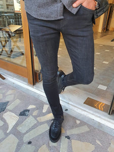 Frezo Black Slim Fit Jeans-baagr.myshopify.com-Pants-BOJONI