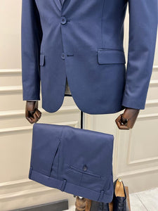 Benson Slim Fit Dark Blue Suit