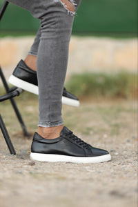 Ace Eva Sole Black Detailed Sneakers