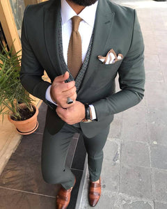 Joseph Green Slim Fit Suit-baagr.myshopify.com-3-BOJONI