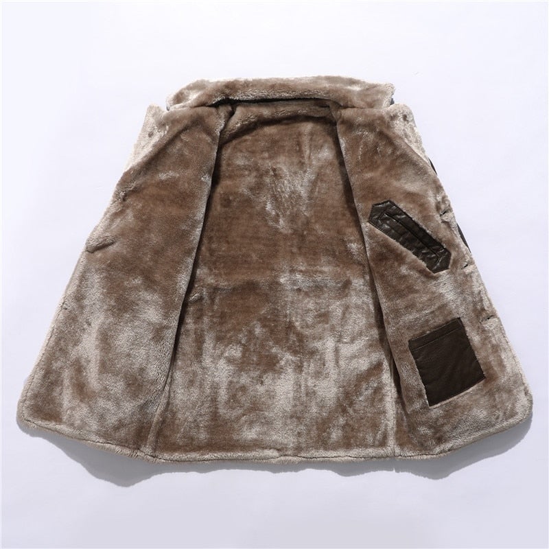 WINTER LEATHER COAT (2 COLORS)