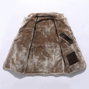 WINTER LEATHER COAT (2 COLORS)