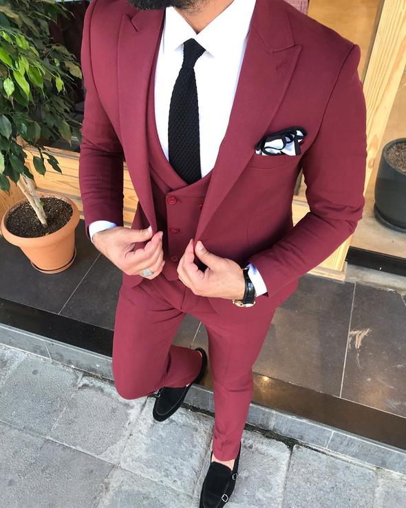 Davis Claret Red Slim Fit Suit-baagr.myshopify.com-3-BOJONI