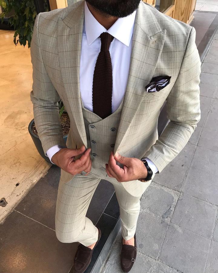 Davis Cream Plaid Slim Fit Suit-baagr.myshopify.com-3-BOJONI