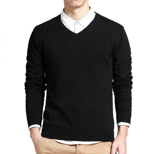 CASUAL V-NECK PULLOVER (7 colors)