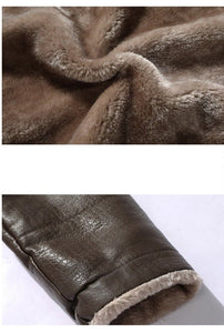 WINTER LEATHER COAT (2 COLORS)