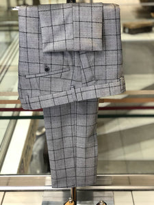 Harringate Premium Slim Fit Plaid Suit-baagr.myshopify.com-suit-BOJONI