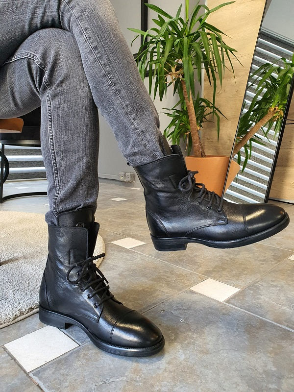 Lance Black Cap Toe Boots-baagr.myshopify.com-shoes2-BOJONI