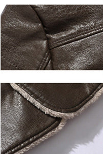 WINTER LEATHER COAT (2 COLORS)