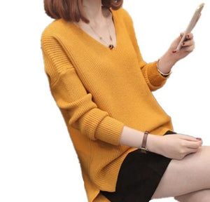 Casual Womens V Neck Sweater