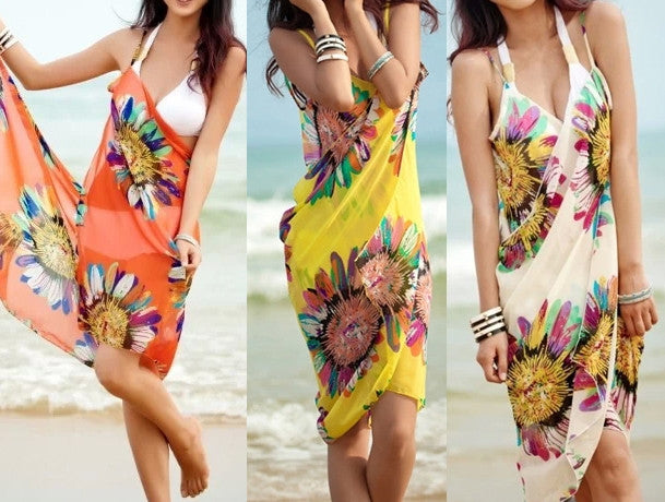 Swimsuit Cover Up in Floral Print