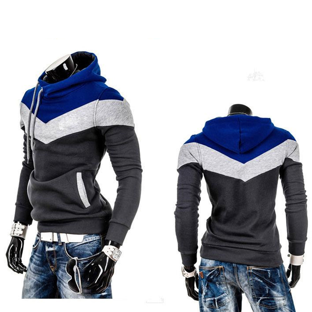 Mens Hoodie Chevron Design