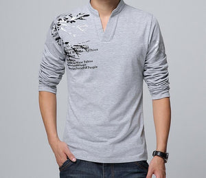 Mens Long Sleeve Top With Details