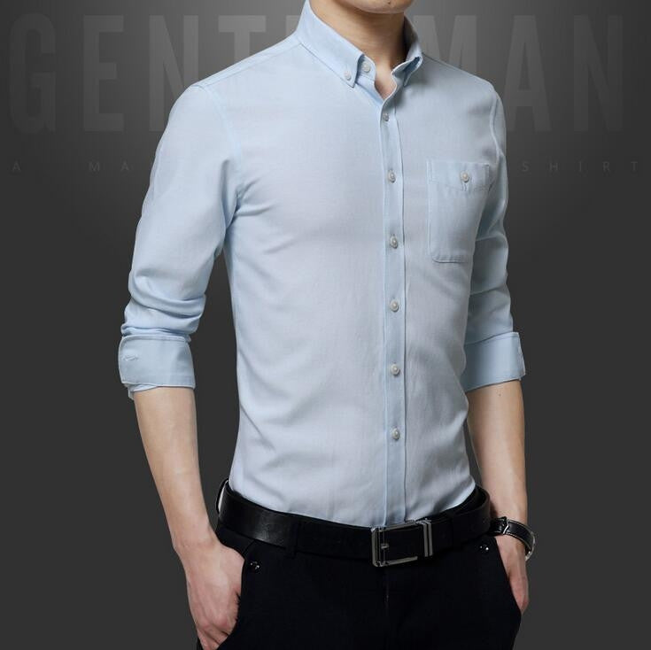 Mens Button Front Cotton Shirt