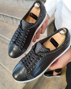 Annapolis Original Black Lace-Up Sneakers-baagr.myshopify.com-shoes2-BOJONI
